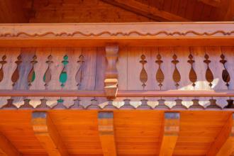 Casa in legno prefabbricata - terrazza in legno 