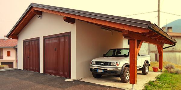 Garage in legno prefabbricato 